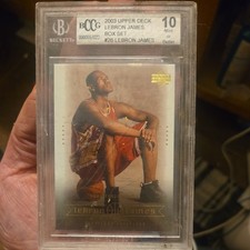2003 Upper Deck LeBron James Box Set #26 Rookie Card, CGC 10