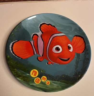 Vintage Disney Finding Nemo Melamine Kids Dinnerware Plate Zaks Designs