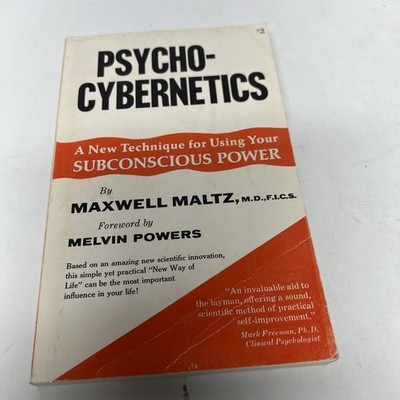 Maxwell Maltz, PSYCHO-CYBERNETICS, Subconscious Power  1965 Paperback