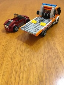 LEGO CITY 60017 FLATBED TRUCK 100% Complete w/correct mini figs & accessories