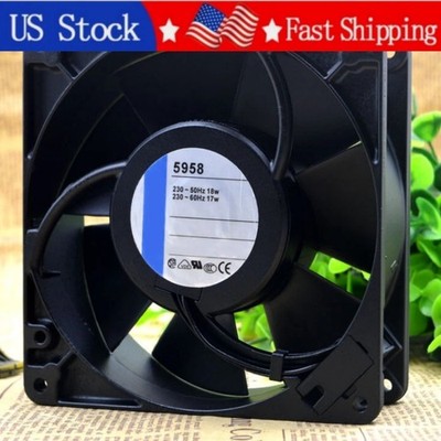 1PCS New For EBM TYP 5958 127*127*38mm 230V 17W/18W High End Equipment Fan