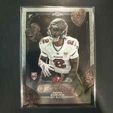 2025 Topps Chrome Football Fortune 15 #F15-21 Emeka Egbuka Rookie RC Buccaneers