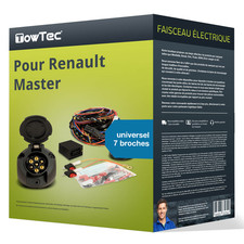 Faisceau universel 7 broches pour RENAULT Master, II TowTec TOP