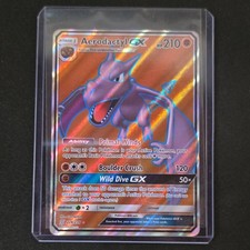 Pokemon Card - SM-Unified Minds 224/236 Aerodactyl GX Full Art Ultra Rare Holo on eBay
