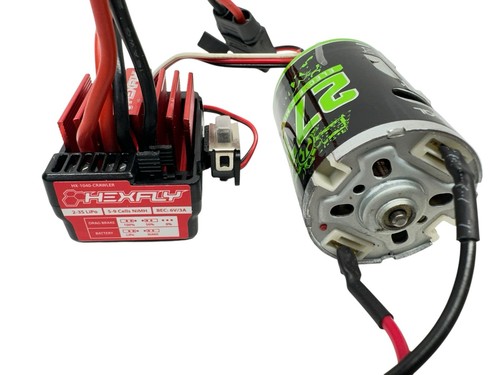 Redcat Hexfly HX1040 Esc W Axial 540 27T Brushed Motor For 1/10 Crawler #16358 - Picture 4 of 6