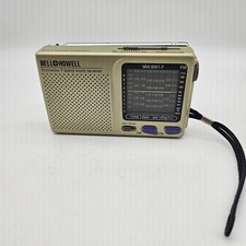 Bell Howell Shortwave Radio AM/FM MW SW 9 Band World Receiver MW.SW1-7 Tested