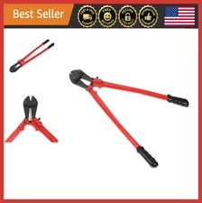 30" Professional Bolt Cutter for Chain, Wire, Rods - Heavy Duty Cutting Tool