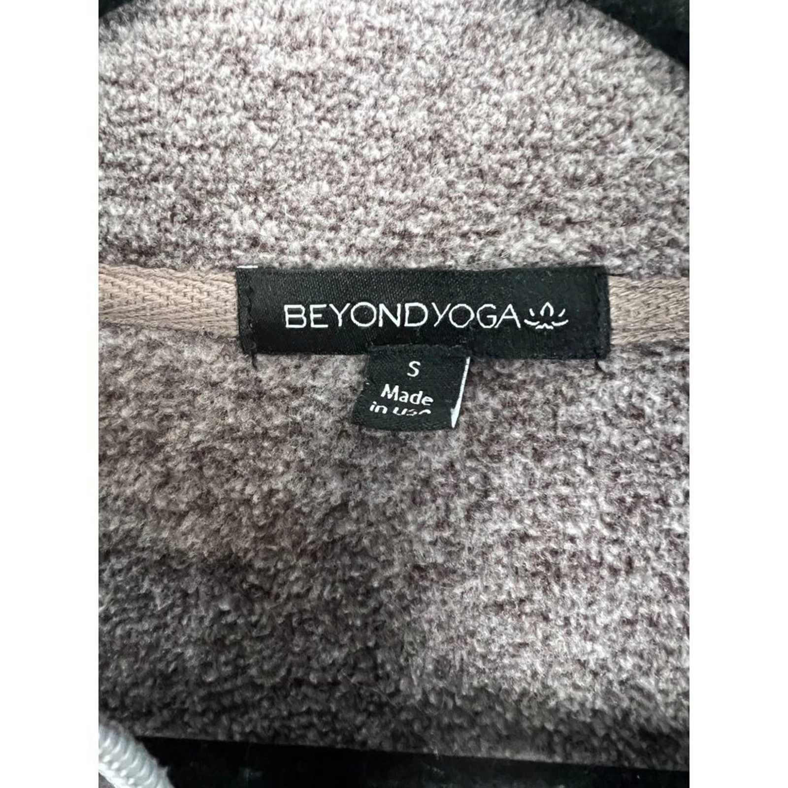 beyond-yoga new terrain fleece 1/4 zip pullover jacket