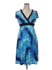 DressBarn Women Blue Cocktail Dress 14