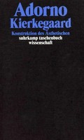 Kierkegaard | Konstruktion Des ÄSthetischen | Theodor W. Adorno | Taschenbuch