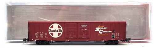 Coche de carga de doble puerta control súper choque BLMA Models 18039 N Santa Fe 60' #621318 | Condition: Used