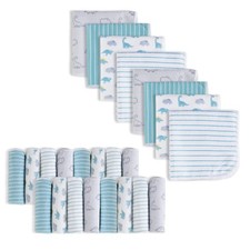Baby Washcloths 24Pack Baby Wash Cloths Extra Soft  Ultra Absorbent Baby Tow...
