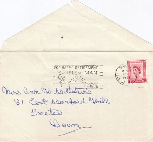 2.5d Definitive GB Isle of Man FDC Douglas Retirement 1964 CLEARANCE (151032)