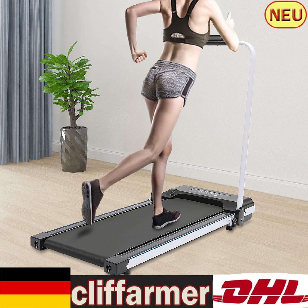 Tapis Roulant Elettrico Attrezzo Fitness Motorizzato Scrivania Home Trainer Mini