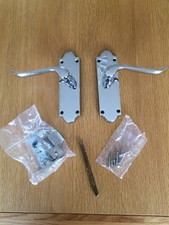 5 Pairs of Bertelli Chrome Polished Door Handles 