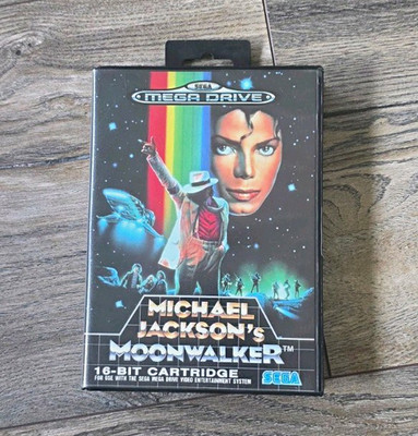 SEGA Mega Drive Michael Jackson's Moonwalker 16-Bit mit Anleitung OVP/Case