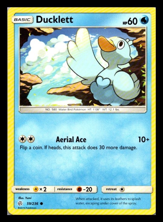 Ducklett SM - Cosmic Eclipse 59/236 NM