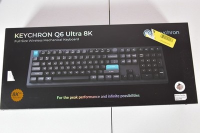 Keychron Q6 Ultra 8K Full Size Wireless Mechanical Keyboard Brown Tactile Q6U-M3