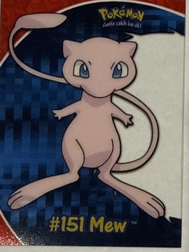 Mew #PC7 Pokemon 2000 Topps TV Clear Great Condition
