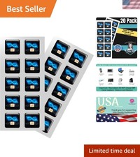 Slim Design EMF Protection Neutralizers - 20 Pack, USA Made  Hand Programmed