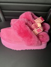 UGG Funkette Rock Rose platform slippers women US8 Pink October