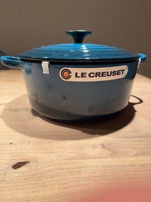 Le Creuset Runder Bräter aus Gusseisen, 24 cm, 4,2 l Volumen Deep Teal - NEU!