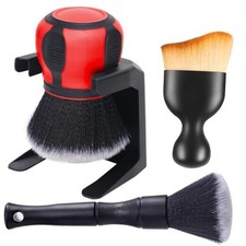 Car Ultra Soft Bristles Detailing Brushes, Curveball XL Synthetic Brushes, Red