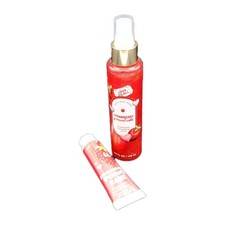 Bath And Body Works Strawberry Pound Cake Diamond Shimmer Mist  Hand Cream Shea