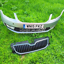 GENUINE SKODA OCTAVIA MK3 2013 2014 2015 2016 FRONT BUMPER P/N 5E0807221