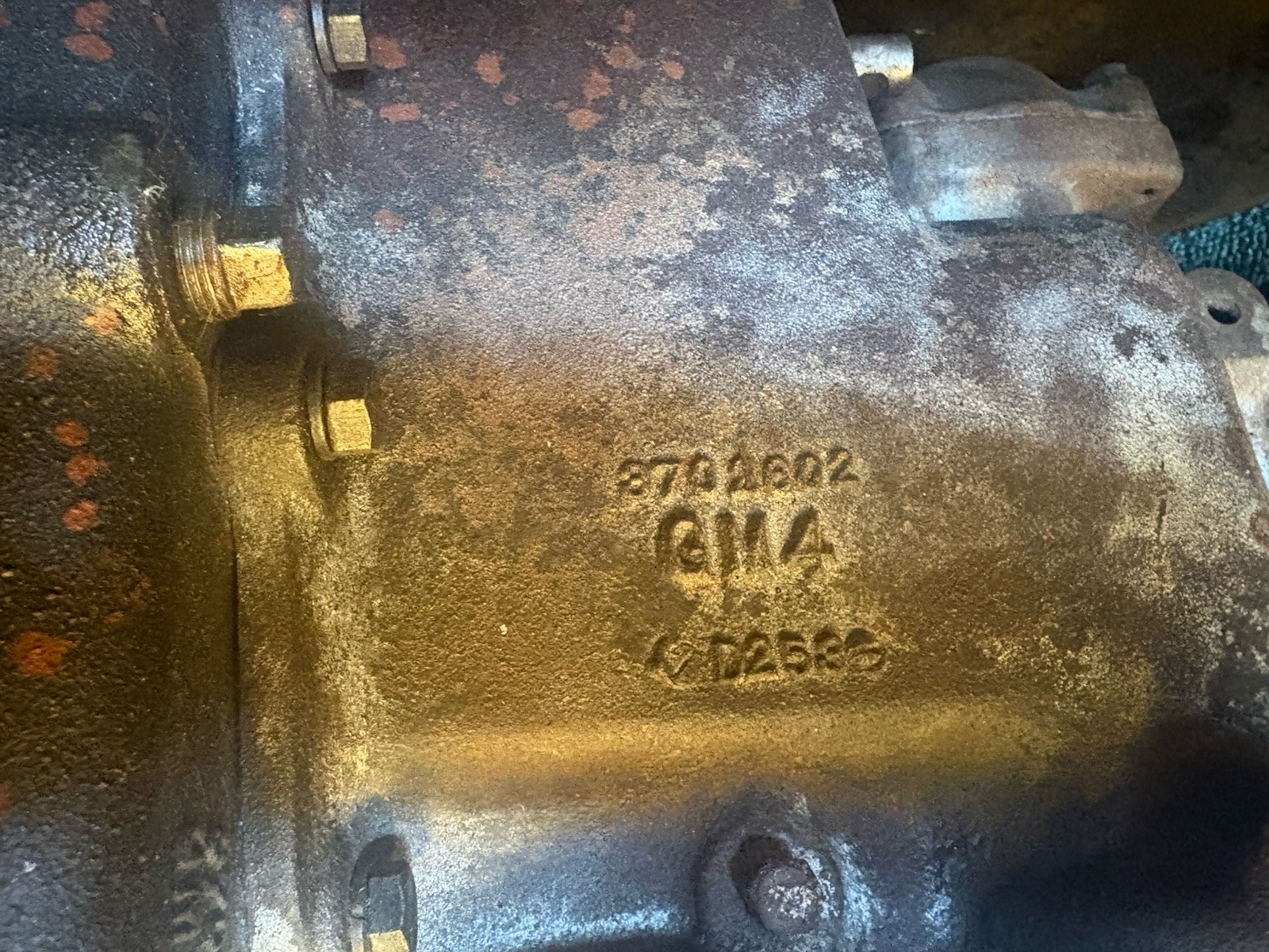 1950-1955 CHEVY POWERGLIDE TRANSMISSION 2 STAGE 1953-55 CORVETTE CAST IRON