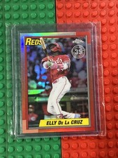 2025 Topps Chrome Update Series - Elly De La Cruz #90CU-3 Red Border