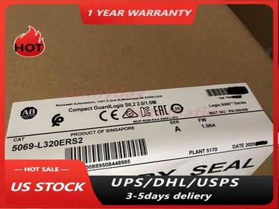5069-L320ERS2 /A GuardLogix 5380 Processor Compact SIL2 2.0/1.0M New Sealed DHL