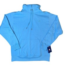 Champion Men  s Pullover Hoodie Sky Blue Fleece L NWT Athletic Fit Soft Warm