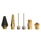 Ironton Inflation Kit, 6-Pc., Universal Air Nozzle and Needle Adapter Set for