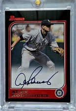 2005 Bowman Certified Autograph Issue Alex Rodriguez On-Card Auto /225 #97A-AR