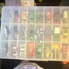 Diecast Toy Car Lot, Multicolor Collection with Plastic Compartment Carry Case — photo 2