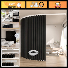 Extra Wide Blackout Room Divider Curtains - Thermal Insulated, Noise Reducing, P