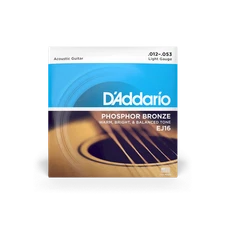 D'Addario Phosphor Bronze Acoustic Guitar Strings 12-53 Light