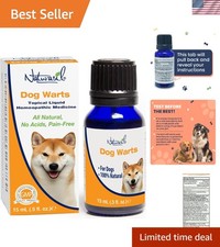 Pain-Free Natural Dog Wart Treatment   Pure Plant Extracts, 15ml Oil for Dogs
