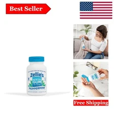 Zellie's Sugar-Free Xylitol Peppermint Gum – Fresh, Dentist-Recommended Oral ...