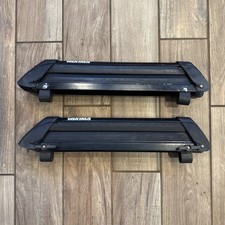 Yakima Button Down 4 Ski Snowboard Carrier Car Roof Rack W Round Mounts