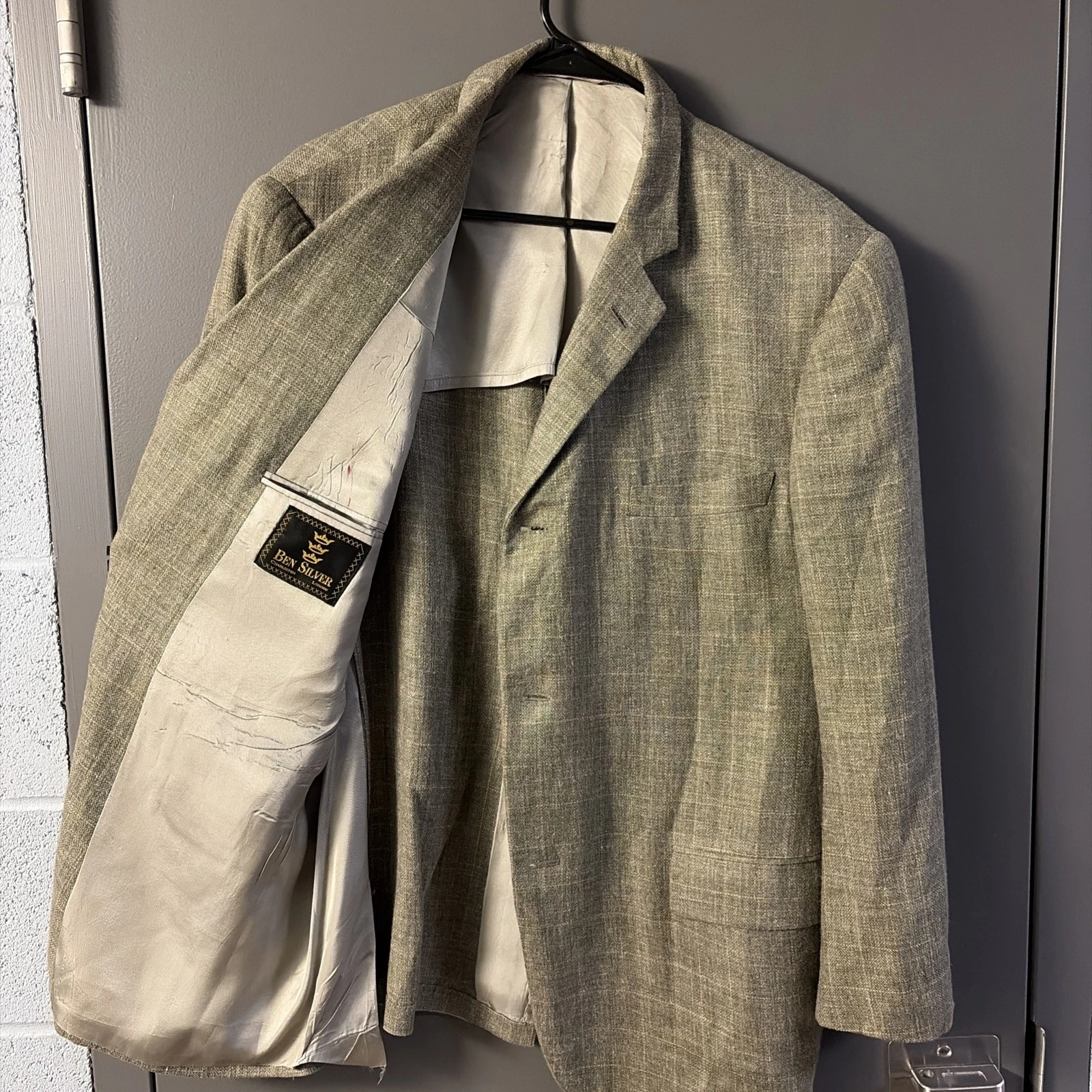 Ben Silver Charleston Mens Linen Silk Blazer Sport Coat Brown 42R
Opens in a new window or tab