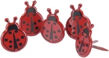 Eyelet Outlet QBRD-655  Shape Brads 12/Pkg-Ladybugs
