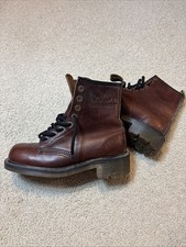 Dr Martens Vintage 90s Womens Leather Combat Boots 8 Hole 8304 UK Size 5 England