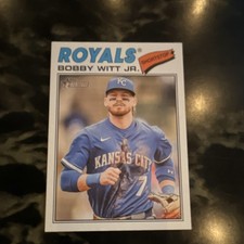 Topps Heritage 2026 Kansas City Royals Bobby Witt Jr Perez Lugo Cards Lot