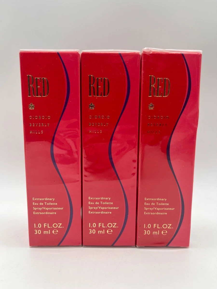 Parfum Giorgio Beverly Hills RED Eau De Toilette Pour Femme - Flacon 30 Ml Spray - Neuf
