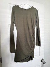 BtfBM Olive Green Body con Tshirt Dress Women’s Size M