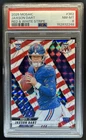 2025 Panini Mosaic Jaxson Dart Rookies Red and White Stripe Prizm RC #362 PSA 8