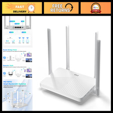 AC1200 Dual Band WiFi Router, 2.4GHz 5GHz, MU-MIMO, 4 Gigabit Ports, EasyMesh