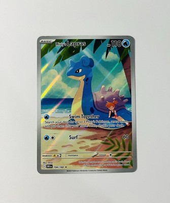 Misty's Lapras 194/182 SV10: Destined Rivals Illustration Rare Pokemon Tcg